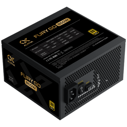 Xigmatek Fury 850W Gold EN40740 Full Range, 80+Gold, LLC D2D & APFC, 120MM FDB BEARING FAN, Full Modular, Gen 5,PCI-E 5.0, EU Cord, Color Box, 5Y Warranty