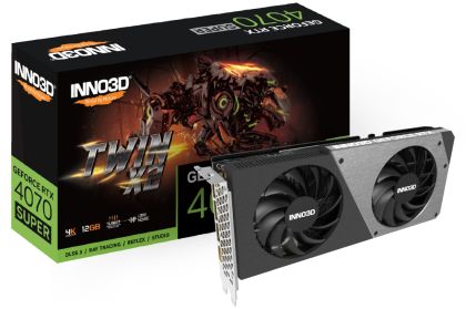 Video card Inno3D GeForce RTX 4070 Super 12GB GDDR6X Twin X2