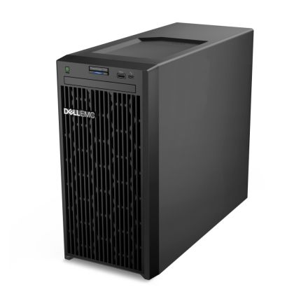 Server Dell PowerEdge T150, Chassis 4 x 3.5"/Xeon E-2314/16GB UDIMM 3200 ECC/1x2TB cabled HDD/ No Controller/Broadcom 5720 Dual Port LOM/iDRAC9 Basic 15G/ 36M Basic NBD