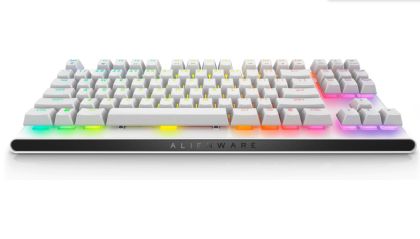 Keyboard Dell Alienware Tenkeyless Gaming Keyboard - AW420K - US (QWERTY) - Lunar Light