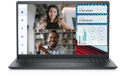 Laptop Dell Vostro 3520, Intel Core i5-1235U (12 MB Cache up to 4.40 GHz), 15.6" FHD (1920x1080) AG 120Hz WVA 250nits, 8GB, 1x8GB DDR4, 512GB PCIe M.2, UHD Graphics, HD Cam and Mic, 802.11ac, FPR, BG KB, Win 11 Pro, 3Y PS