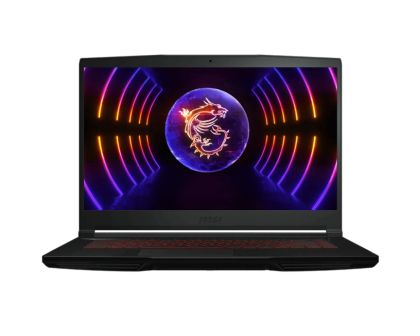 Laptop MSI Thin GF63 12VF, 15.6" FHD (1920x1080), 144Hz, IPS-Level, i7-12650H (10C/16T, 24 MB, up to 4.70 GHz), 16GB DDR4 (2x8, 3200MHz), 1TB NVMe SSD Gen4x4, RTX 4060 8GB GDDR6 (Up to 1470MHz), Red Backlit Gaming KBD, NO OS, Black, 1.86 kg