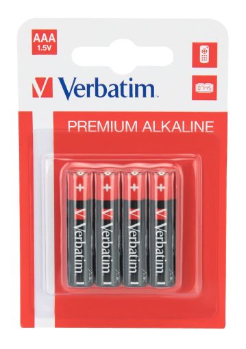 Baterie Verbatim BATERIE ALKALINĂ AAA PACK 4 (HANGCARD)