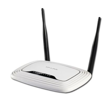 Router TP-Link TL-WR841N, 2.4GHz Wireless N 300Mbps, 4 x 10/100Mbps LAN Ports, 1 x 10/100Mbps WAN Port, Fixed Omni Directional Antenna 2 x 5dBi