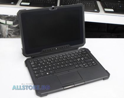 Dell Latitude 7212 Rugged Extreme Tablet, Intel Core i7, 16GB LPDDR3, 256GB M.2 NVMe SSD, Intel UHD Graphics 620, 11.6" 1920x1080 Full HD 16:9, Grade A-