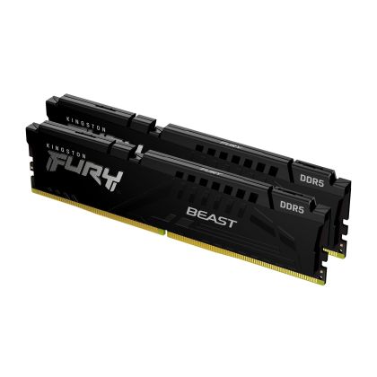 Memory Kingston FURY Beast Black 32GB(2x16GB) DDR5 - KF564C32BBK2-32