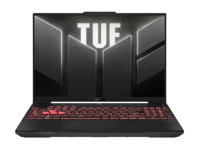 Лаптоп Asus TUF A16 FA607PI-N3010, AMD Ryzen 9 7845HX  ,16" FHD+ (1920 x 1200) 165 Hz,16GB DDR5 ,1TB , RTX 4070  8GB GDDR6,Wi-Fi 6(802.11ax) ,Backlit Chiclet Keyboard 1-Zone RGB,NO OS,Mecha Gray