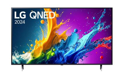 TV LG 65QNED80T3A, 65" 4K QNED HDR Smart TV, 3840x2160, DVB-T2/C/S2, Alpha 5 AI 4K Gen7, HDR 10 PRO, webOS 24 ThinQ, 4K Upscaling, WiFi 5, Voice Control, Bluetooth 5.1, AirPlay 2 , LAN, CI, HDMI, SPDIF, 2 pole Stand , Silver