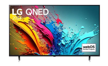Телевизор LG 65QNED86T3A, 65" 4K QNED HDR Smart TV, 3840x2160, DVB-T2/C/S2, Alpha 8 AI 4K Gen7, 120Hz, HDR 10 PRO, webOS 24 ThinQ, 4K Upscaling, FreeSync, WiFi 5, Multi View, Bluetooth 5.1, AirPlay 2, LAN, CI, HDMI, SPDIF,  Crescent Stand, Silver