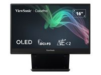 VIEWSONIC VP16-OLED 15.6inch 1920x1080 16:9 FHD Portable OLED monitor Micro HDMI 2 USB-C speakers integration hood foldable stand
