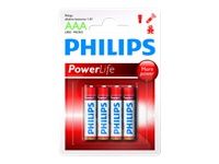 PHILIPS POWERLIFE LR03 AAA 4-BLISTERS