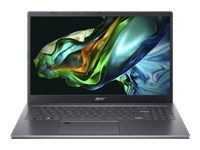 Laptop Acer Aspire 5, A515-58M-56WA, Intel Core i5-1335U (1.3GHz up to 4.60GHz, 12MB), 15.6" FHD IPS SlimBezel, 16 GB DDR5, 512GB PCIe NVMe SSD, Intel UMA, Wifi 802.11AX, BT , HD Cam, KB Backlight, Fingerprint reader, Linux, Gray