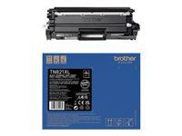 BROTHER TN-821XLBK Super High Yield Black Toner Cartridge for EC Prints 12000 pages