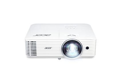 Multimedia projector Acer Projector H6518STi, DLP, Short Throw, 1080p (1920x1080), 3,500 ANSI Lumens, 10000:1, 3D ready, 2xHDMI, VGA in, Audio in/out, DC Out (5V/1A, USB Type A), RS232 , Speaker 3W, White + Acer T82-W01MW 82.5"