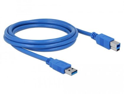 Delock Cable USB-A - USB-B, 2m