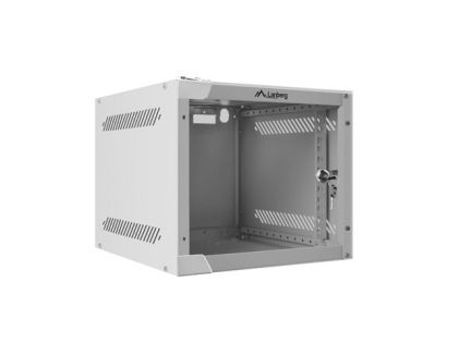 Communication cabinet Lanberg rack cabinet 10” wall-mount 4U / 280x310 for self-assembly (flat pack), gray