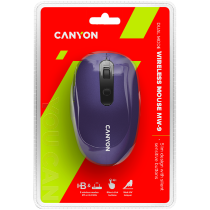 CANYON mouse MW-9 Dual-mode Wireless Violet