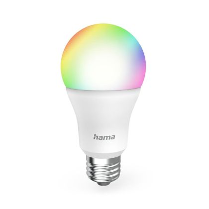 HAMA Bec inteligent reglabil RGBW WiFi-LED, E27, 9W, Matter, 176640