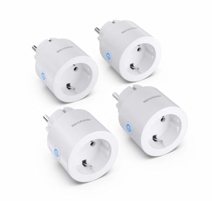 Accessory Sharp SGPH01EW4P - WiFi Smart Plug - 4 pack, 802.11 b/g/n (2.4GHz), Child Protection, Google Assistant, Alexa, White