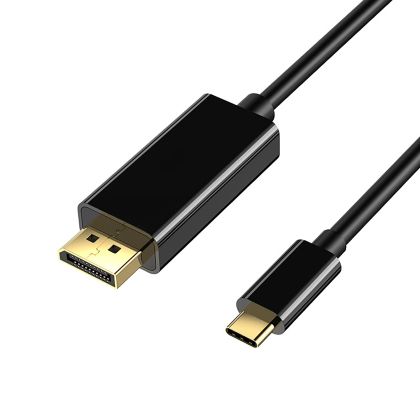 VCom кабел Cable Type-C to DisplayPort - 8K Black - CU422C-1.8m