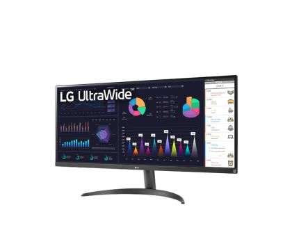 Monitor LG 34WQ500-B, 34" UltraWide AG, IPS Panel, 5ms, 1ms MBR, 1000:1, 400 cd/m2, 21:9, 2560x1080, 100 Hz, HDR 10, sRGB over 99%, AMD FreeSync, 100Hz, HDMI, Tilt, Height Adjustable, Reader Mode, Headphone Out, Black