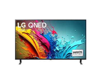 Телевизор LG 55QNED85T3C, 55" 4K QNED HDR Smart TV, 100Hz, 3840x2160, DVB-T2/C/S2, a8 AI Processor 4K, HDR 10 PRO, webOS 24 ThinQ, FreeSync Compatible, VRR, Multi View, 4K Upscaling, WiFi 5, Voice Control, Bluetooth 5.1, AirPlay 2, LAN, CI, HDMI, SPDIF, 2