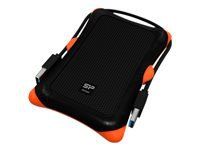 SILICON POWER External 2.5inch HDD case A30 SATA USB 3.0 Anti-Shock Black