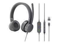 LENOVO Go Wired ANC Headset USB-C Storm Grey