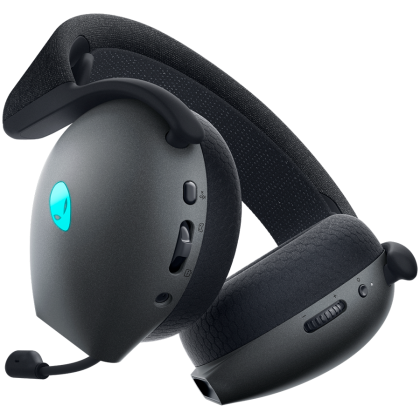 Alienware Dual Mode Wireless Gaming Headset - AW720H (Dark Side of the Moon)