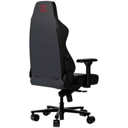 LORGAR Embrace 533, Gaming chair, PU eco-leather, 1.8 mm metal frame, multiblock mechanism, 4D armrests, 5 Star aluminum base, Class-4 gas lift, 75mm PU casters, Black