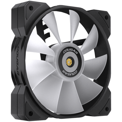 COUGAR VORTEX MHP120 ARGB, Fan Speed 600-2000 RPM±200RPM, Air Flow 82.48 CFM ± 10%, Air Pressure 4.24 mm H2O±10%, HDB Hydro Dynamic Bearing, 200 mm (Fan) / 450 mm (ARGB)