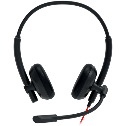 CANYON HS-07, Super light weight conference headset 3.5mm stereo plug, with PVC cable 1.6m, extra USB sound card with PVC cable 1.2m, ABS headset material, size: 16*15.5*6cm. Weight: 100g, Black