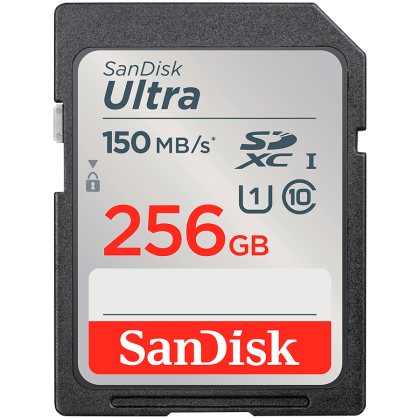 SanDisk Ultra 256GB SDXC Memory Card 150MB/s, EAN: 619659200237