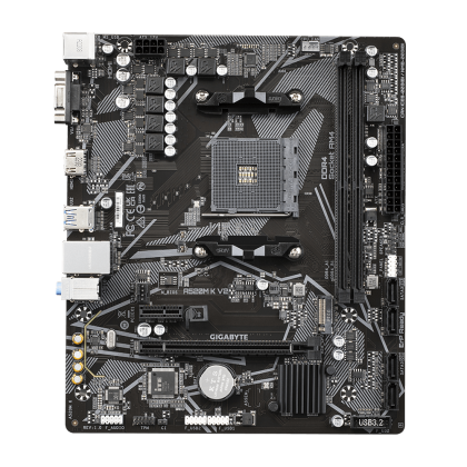 Дънна платка GIGABYTE A520M K V2, Socket AM4