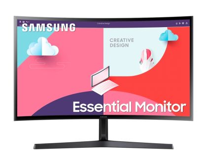 Monitor Samsung LS27C366EA, 27" Curved VA LED, 75 Hz, 5 ms GTG, 1920x1080, 250cd/m2, D-Sub, HDMI 1.4, Black