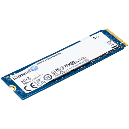 Kingston SSD 1TB NV3 M.2 2280 PCIe 4.0 NVMe SSD, EAN: 740617344790