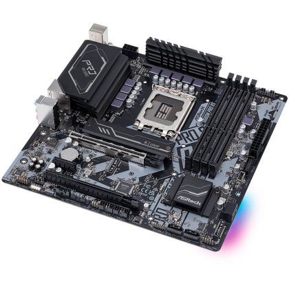 ASROCK MB Desktop B660M Pro RS (S1700, B660M, 4xDDR4, 2x PCIe x16, 1x PCIe 3x1, 4xSATA, 2xM.2 PCIe, 7x USB 3.2, 6x USB 2.0, DP, HDMI, GLAN, mATX) Retail.