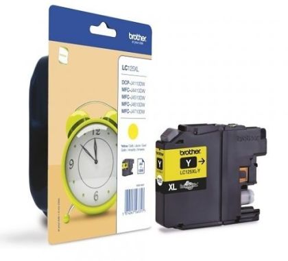 Consumable Brother LC-125 XL Yellow Ink Cartridge for MFC-J4510DW