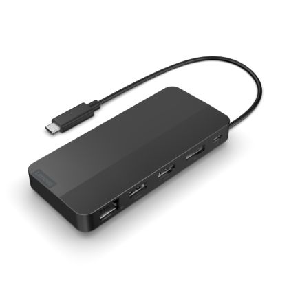 Докинг станция Lenovo USB-C Dual Display Travel Dock (w/ adapter)