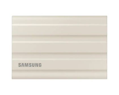 SAMSUNG Portable SSD T7 Shield 1TB USB 3.2 Gen 2 + IPS 65 beige