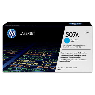 Consumable HP 507A Cyan LaserJet Toner Cartridge