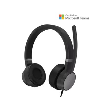 Слушалки Lenovo Go Wired ANC Headset (Thunder Black)