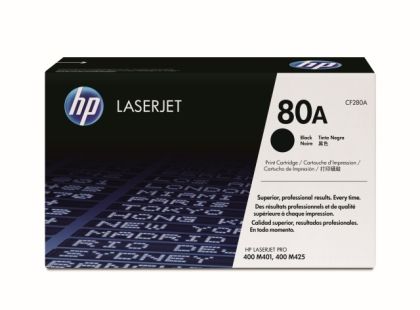 HP 80A original Toner cartridge CF280A black standard capacity 2.560 pages 1-pack