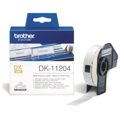 BROTHER P-Touch DK-11204 die-cut multi purpose label 17x54mm 400 labels