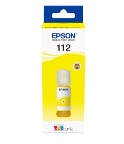 EPSON 112 EcoTank Pigment Yellow ink bottle