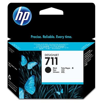 HP 711 original Ink cartridge CZ133A black high capacity 80ml 1-pack