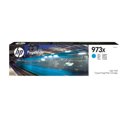 Consumable HP 973X High Yield Cyan Original PageWide Cartridge