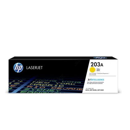 Sarf Malzemesi HP 203A Orijinal Sarı LaserJet Toner Kartuşu