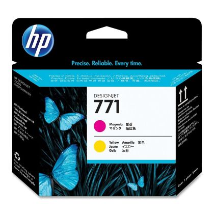 HP 771 original printhead CE018A magenta and yellow