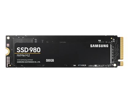 SAMSUNG 980 SSD 500GB M.2 NVMe PCIe 3.0 3.100 MB/s read 2.600MB/s write